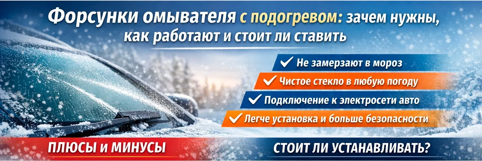 Форсунки омывателя с подогревом — зачем нужны, как работают и стоит ли ставить Форсунки омывателя с подогревом — зачем нужны, как работают и стоит ли ставить
