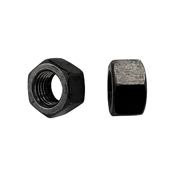 Гайка 3/8 UNF DIN934 дюймовая кл.п. 10 оксидированная